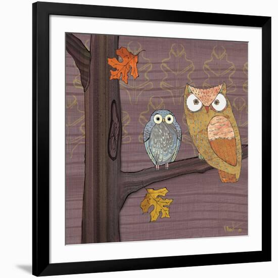 Awesome Owls IV-Paul Brent-Framed Art Print