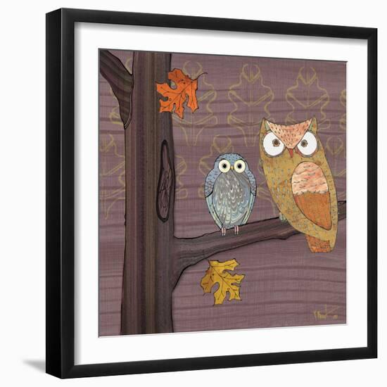 Awesome Owls IV-Paul Brent-Framed Art Print