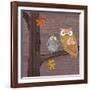 Awesome Owls IV-Paul Brent-Framed Art Print