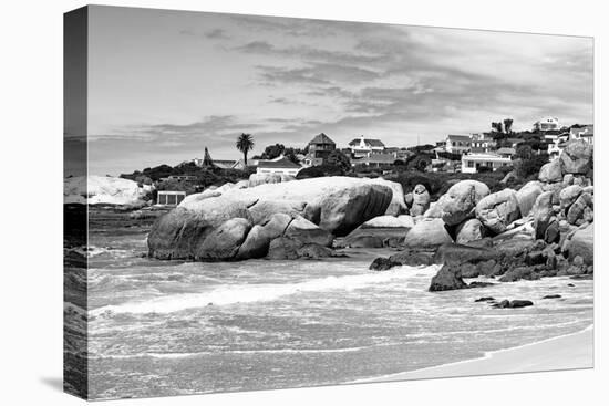 Awesome South Africa Collection B&W - Boulders Beach Cape Town-Philippe Hugonnard-Stretched Canvas