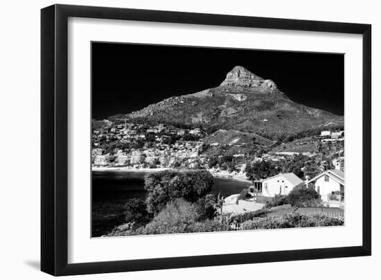 Awesome South Africa Collection B&W - Camps Bay Cape Town-Philippe Hugonnard-Framed Photographic Print