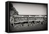 Awesome South Africa Collection B&W - Cape of Good Hope Sign-Philippe Hugonnard-Framed Stretched Canvas