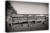 Awesome South Africa Collection B&W - Cape of Good Hope Sign-Philippe Hugonnard-Stretched Canvas