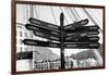 Awesome South Africa Collection B&W - Direction Sign Cape Town II-Philippe Hugonnard-Framed Photographic Print