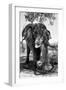 Awesome South Africa Collection B&W - Elephant III-Philippe Hugonnard-Framed Photographic Print