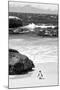 Awesome South Africa Collection B&W-Penguin at Boulders Beach-Philippe Hugonnard-Mounted Photographic Print