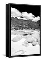 Awesome South Africa Collection B&W - The Twelve Apostles - Camps Bay I-Philippe Hugonnard-Framed Stretched Canvas