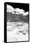 Awesome South Africa Collection B&W - The Twelve Apostles - Camps Bay I-Philippe Hugonnard-Framed Stretched Canvas