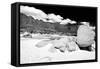 Awesome South Africa Collection B&W - The Twelve Apostles - Camps Bay-Philippe Hugonnard-Framed Stretched Canvas