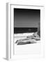 Awesome South Africa Collection B&W - Tranquil White Sand Beach II-Philippe Hugonnard-Framed Photographic Print