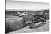 Awesome South Africa Collection B&W - View Point Bench-Philippe Hugonnard-Stretched Canvas