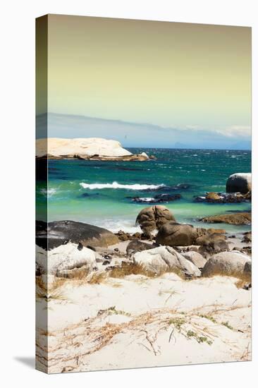 Awesome South Africa Collection - Boulders Beach at Sunset - Cape Town II-Philippe Hugonnard-Stretched Canvas