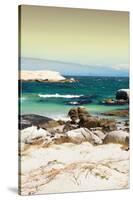 Awesome South Africa Collection - Boulders Beach at Sunset - Cape Town II-Philippe Hugonnard-Stretched Canvas