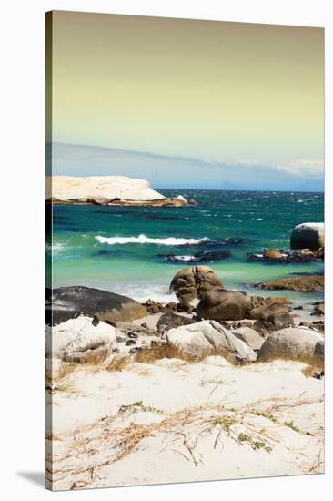 Awesome South Africa Collection - Boulders Beach at Sunset - Cape Town II-Philippe Hugonnard-Stretched Canvas