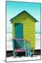 Awesome South Africa Collection - Colorful Beach Hut Cape Town - Lime & Greensea-Philippe Hugonnard-Mounted Premium Photographic Print