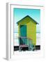 Awesome South Africa Collection - Colorful Beach Hut Cape Town - Lime & Greensea-Philippe Hugonnard-Framed Photographic Print