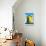 Awesome South Africa Collection - Colorful Beach Hut Cape Town - Yellow & Minight Blue-Philippe Hugonnard-Stretched Canvas displayed on a wall