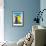 Awesome South Africa Collection - Colorful Beach Hut Cape Town - Yellow & Minight Blue-Philippe Hugonnard-Framed Photographic Print displayed on a wall