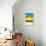 Awesome South Africa Collection - Colorful Beach Hut - Yellow & Skyblue-Philippe Hugonnard-Photographic Print displayed on a wall