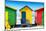 Awesome South Africa Collection - Colorful Beach Huts - Green & Yellow & Red-Philippe Hugonnard-Mounted Photographic Print