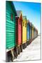 Awesome South Africa Collection - Colorful Beach Huts on Muizenberg - Cape Town IX-Philippe Hugonnard-Mounted Premium Photographic Print