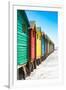 Awesome South Africa Collection - Colorful Beach Huts on Muizenberg - Cape Town IX-Philippe Hugonnard-Framed Photographic Print