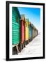 Awesome South Africa Collection - Colorful Beach Huts on Muizenberg - Cape Town IX-Philippe Hugonnard-Framed Photographic Print