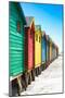 Awesome South Africa Collection - Colorful Beach Huts on Muizenberg - Cape Town IX-Philippe Hugonnard-Mounted Photographic Print