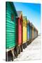 Awesome South Africa Collection - Colorful Beach Huts on Muizenberg - Cape Town IX-Philippe Hugonnard-Stretched Canvas