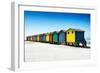 Awesome South Africa Collection - Colorful Beach Huts on Muizenberg - Cape Town VI-Philippe Hugonnard-Framed Photographic Print