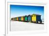 Awesome South Africa Collection - Colorful Beach Huts on Muizenberg - Cape Town VI-Philippe Hugonnard-Framed Photographic Print