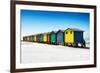 Awesome South Africa Collection - Colorful Beach Huts on Muizenberg - Cape Town VI-Philippe Hugonnard-Framed Photographic Print