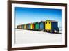 Awesome South Africa Collection - Colorful Beach Huts on Muizenberg - Cape Town VI-Philippe Hugonnard-Framed Photographic Print