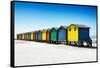 Awesome South Africa Collection - Colorful Beach Huts on Muizenberg - Cape Town VI-Philippe Hugonnard-Framed Stretched Canvas