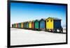 Awesome South Africa Collection - Colorful Beach Huts on Muizenberg - Cape Town VI-Philippe Hugonnard-Framed Photographic Print