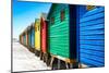 Awesome South Africa Collection - Colorful Beach Huts on Muizenberg - Cape Town VIII-Philippe Hugonnard-Mounted Photographic Print