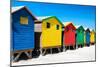 Awesome South Africa Collection - Colorful Beach Huts on Muizenberg II-Philippe Hugonnard-Mounted Photographic Print