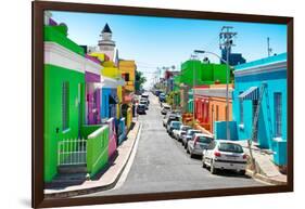 Awesome South Africa Collection - Colorful Houses - Cape Town XIV-Philippe Hugonnard-Framed Photographic Print