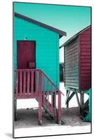 Awesome South Africa Collection - Colorful Houses "Forty Seven " Aquamarine & Crimson-Philippe Hugonnard-Mounted Photographic Print