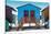 Awesome South Africa Collection - Colorful Houses "Forty Six & Forty Seven" Skyblue-Philippe Hugonnard-Stretched Canvas