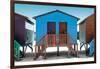 Awesome South Africa Collection - Colorful Houses "Forty Six & Forty Seven" Skyblue-Philippe Hugonnard-Framed Photographic Print