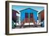 Awesome South Africa Collection - Colorful Houses "Forty Six & Forty Seven" Skyblue-Philippe Hugonnard-Framed Photographic Print