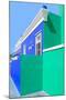 Awesome South Africa Collection - Colorful Houses "Ninety-One" Royal Blue & Coral Green-Philippe Hugonnard-Mounted Photographic Print