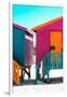 Awesome South Africa Collection - Colorful Houses Rasberry & Orange-Philippe Hugonnard-Framed Photographic Print