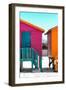 Awesome South Africa Collection - Colorful Houses "Seven" Deep Pink & Teal-Philippe Hugonnard-Framed Photographic Print