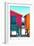 Awesome South Africa Collection - Colorful Houses "Seven" Deep Pink & Teal-Philippe Hugonnard-Framed Photographic Print