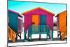 Awesome South Africa Collection - Colorful Houses "Seven" Rasberry-Philippe Hugonnard-Mounted Photographic Print