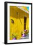 Awesome South Africa Collection - Colorful Houses "Seventy Three" Yellow-Philippe Hugonnard-Framed Photographic Print