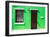 Awesome South Africa Collection - Colorful Houses "Sixty Three" Green-Philippe Hugonnard-Framed Photographic Print