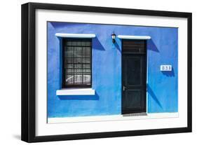 Awesome South Africa Collection - Colorful Houses "Sixty Three" Skyblue-Philippe Hugonnard-Framed Photographic Print
